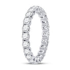 14K White Gold Round Diamond Women's Timeless Eternity Ring 2 Cttw - Splendid Jewellery