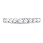 14K White Gold Round Diamond Women's Timeless Eternity Ring 2 Cttw - Splendid Jewellery