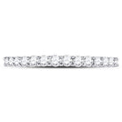 14K White Gold Round Diamond Women's Wedding Anniversary Band 1/2 Cttw - Splendid Jewellery