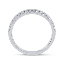 Load image into Gallery viewer, 14K White Gold Round Diamond Women's Wedding Band Ring 1/5 Cttw - Splendid Jewellery