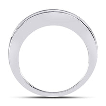 Load image into Gallery viewer, 14K White Gold Round Diamond Women's Wedding Channel Set Band 1/4 Cttw - Splendid Jewellery