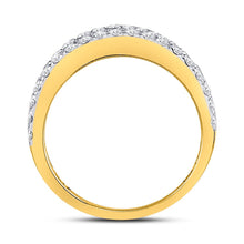 Load image into Gallery viewer, 14K Yellow Gold Baguette Diamond Fashion Anniversary Ring 1 1 1/2 Cttw - Splendid Jewellery