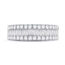 Load image into Gallery viewer, 14K Yellow Gold Baguette Diamond Fashion Anniversary Ring 1 1 1/2 Cttw - Splendid Jewellery