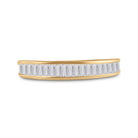 14K Yellow Gold Baguette Diamond Wedding Anniversary Band 1/2 Cttw - Splendid Jewellery