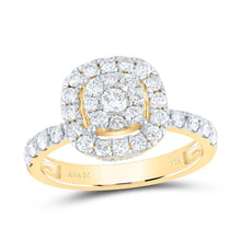 Load image into Gallery viewer, 14K Yellow Gold Diamond Designer Ring 1 1/5 Cttw - Splendid Jewellery