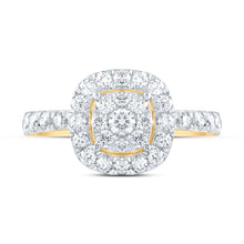 Load image into Gallery viewer, 14K Yellow Gold Diamond Designer Ring 1 1/5 Cttw - Splendid Jewellery