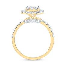 Load image into Gallery viewer, 14K Yellow Gold Diamond Designer Ring 1 1/5 Cttw - Splendid Jewellery