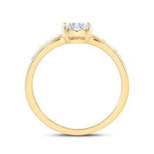 Load image into Gallery viewer, 14K Yellow Gold Diamond Designer Ring 1/2 Cttw - Splendid Jewellery