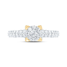 Load image into Gallery viewer, 14K Yellow Gold Diamond Designer Ring 3/4 Cttw - Splendid Jewellery