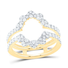 Load image into Gallery viewer, 14K Yellow Gold Diamond Enhancer Ring 3/4 Cttw - Splendid Jewellery