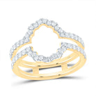 14K Yellow Gold Diamond Enhancer Ring 5/8 Cttw - Splendid Jewellery