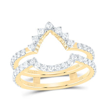 Load image into Gallery viewer, 14K Yellow Gold Diamond Enhancer Ring 7/8 Cttw - Splendid Jewellery