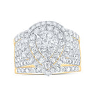 14K Yellow Gold Diamond Fashion Bridal Set 2 3/4 Cttw - Splendid Jewellery