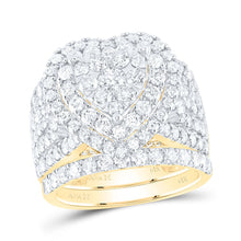 Load image into Gallery viewer, 14K Yellow Gold Diamond Fashion Bridal Set 3 3/4 Cttw - Splendid Jewellery