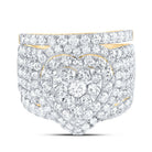 14K Yellow Gold Diamond Fashion Bridal Set 3 3/4 Cttw - Splendid Jewellery