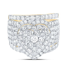 Load image into Gallery viewer, 14K Yellow Gold Diamond Fashion Bridal Set 3 3/4 Cttw - Splendid Jewellery