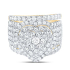 14K Yellow Gold Diamond Fashion Bridal Set 3 3/4 Cttw - Splendid Jewellery