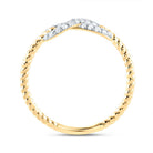 14K Yellow Gold Diamond Fashion Infinity Ring 1/5 Cttw - Splendid Jewellery