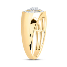 Load image into Gallery viewer, 14K Yellow Gold Diamond Fashion Men's Ring 1/2 Cttw - Splendid Jewellery
