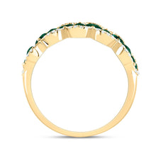 Load image into Gallery viewer, 14K Yellow Gold Diamond Gemstone Ring 1/5 Cttw - Splendid Jewellery