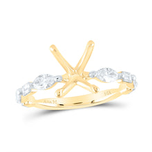 Load image into Gallery viewer, 14K Yellow Gold Diamond Semi Mount Bridal Ring 3/4 Cttw - Splendid Jewellery