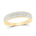 14K Yellow Gold Diamond Trio Ring Set 1 Cttw - Splendid Jewellery
