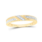 14K Yellow Gold Diamond Trio Ring Set 1/2 Cttw - Splendid Jewellery