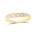 14K Yellow Gold Diamond Trio Ring Set 1/2 Cttw - Splendid Jewellery