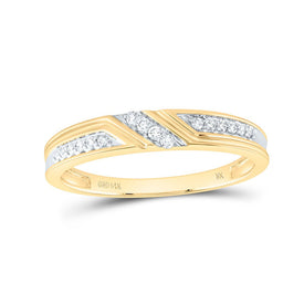 14K Yellow Gold Diamond Trio Ring Set 1/2 Cttw - Splendid Jewellery