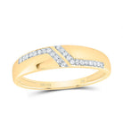 14K Yellow Gold Diamond Trio Ring Set 5/8 Cttw - Splendid Jewellery