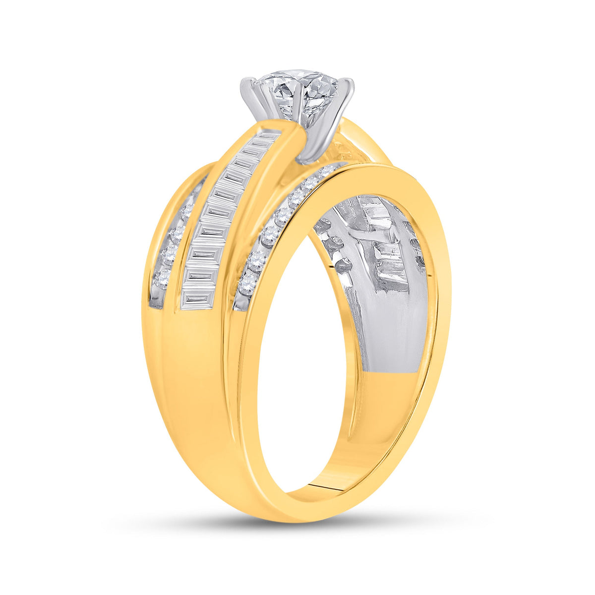 14K Yellow Gold Marquise Diamond Women's Marquise Solitaire Bridal Wedding Engagement Ring 1 Cttw - Splendid Jewellery