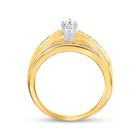 14K Yellow Gold Marquise Diamond Women's Marquise Solitaire Bridal Wedding Engagement Ring 1 Cttw - Splendid Jewellery