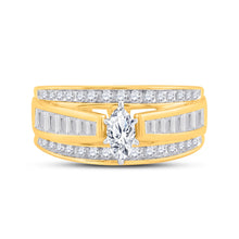 Load image into Gallery viewer, 14K Yellow Gold Marquise Diamond Women's Marquise Solitaire Bridal Wedding Engagement Ring 1 Cttw - Splendid Jewellery