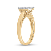 Load image into Gallery viewer, 14K Yellow Gold Princess Diamond Bridal Wedding Engagement Ring 1/2 Cttw - Splendid Jewellery