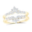 14K Yellow Gold Round Diamond Enhancer 1/3 Cttw - Splendid Jewellery