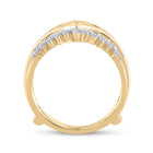 14K Yellow Gold Round Diamond Enhancer 3/4 Cttw - Splendid Jewellery