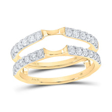 Load image into Gallery viewer, 14K Yellow Gold Round Diamond Enhancer Ring 5/8 Cttw - Splendid Jewellery