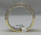 14K Yellow Gold Round Diamond Fashion Mens Band 3 1/5 Cttw - Splendid Jewellery