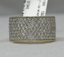 Load image into Gallery viewer, 14K Yellow Gold Round Diamond Fashion Mens Band 3 1/5 Cttw - Splendid Jewellery