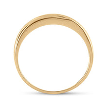 Load image into Gallery viewer, 14K Yellow Gold Round Diamond Men's Channel Set Wedding Anniversary Band Ring 1/4 Cttw - Splendid Jewellery