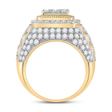 Load image into Gallery viewer, 14K Yellow Gold Round Diamond Mens Ring 5 Cttw - Splendid Jewellery