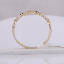 Load image into Gallery viewer, 14K Yellow Gold Round Diamond Stackable Band 1/6 Cttw - Splendid Jewellery