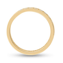 Load image into Gallery viewer, 14K Yellow Gold Round Diamond Women's Machine Set Eternity Wedding Band 1 Cttw - Splendid Jewellery