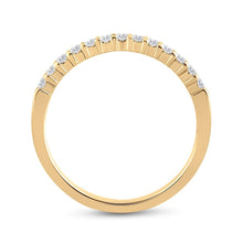 Load image into Gallery viewer, 14K Yellow Gold Round Diamond Women's Machine Set Wedding Band 1/4 Cttw - Splendid Jewellery