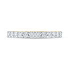 14K Yellow Gold Round Diamond Women's Single Row Wedding Band 1/2 Cttw - Splendid Jewellery