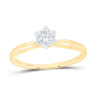 14K Yellow Gold Round Diamond Women's Solitaire Bridal Wedding Engagement Ring 1/2 Cttw - Splendid Jewellery