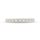 14K Yellow Gold Round Diamond Women's Wedding Anniversary Band 1 Cttw - Splendid Jewellery