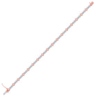 14kt Dual - Tone Gold Round Diamond Tennis Bracelet - 1/2 Ct.t.w. - Splendid Jewellery