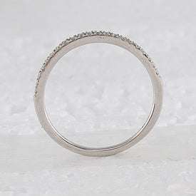 14kt Dual-Tone Radiance Diamond Halo Bridal Wedding Ring Band Set 1 Cttw - Top View