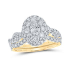 14kt Golden Halo of Love Bridal Wedding Ring Set - Splendid Jewellery